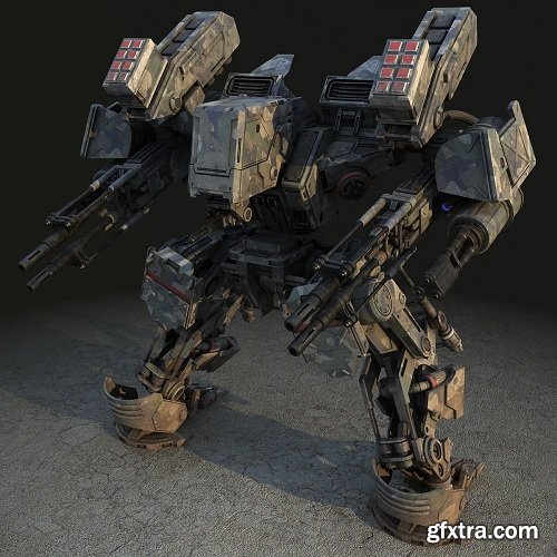 Warrior Robot 1 3D Model