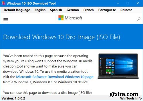 Windows 10 ISO Download Tool 1.0.0.3 Multilingual