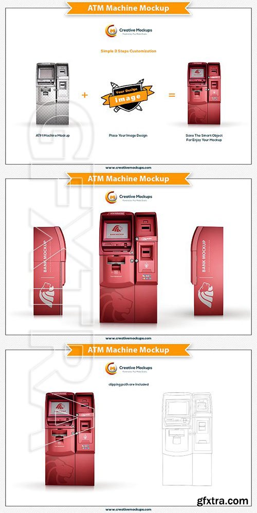 CreativeMarket - ATM Machine Mockup Template 2444891