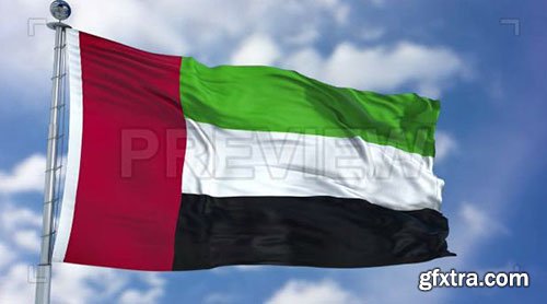 United Arab Emirates Flag Animation - Motion Graphics 74481
