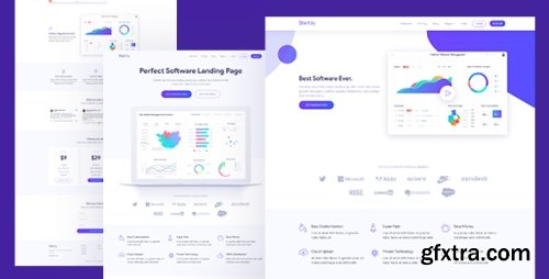 ThemeForest - Software & SaaS App Landing Page Template v1.0 - Startly - 21504238