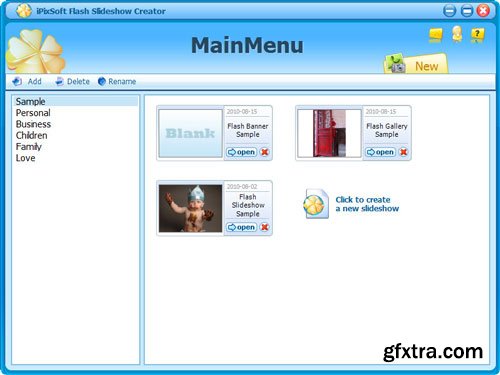 iPixSoft Flash Slideshow Creator 4.6.1.0