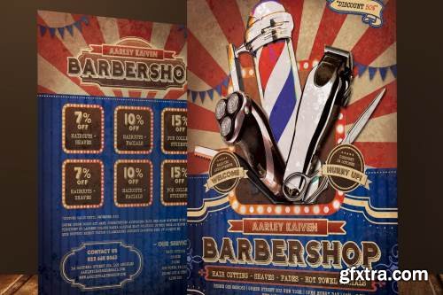 Vintage Barbershop Flyer