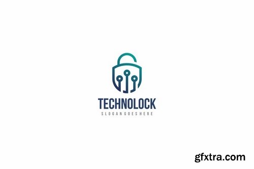 Technology Lock Logo