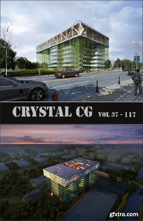Exterior Building 3D Scene CRYSTAL CG 37-117