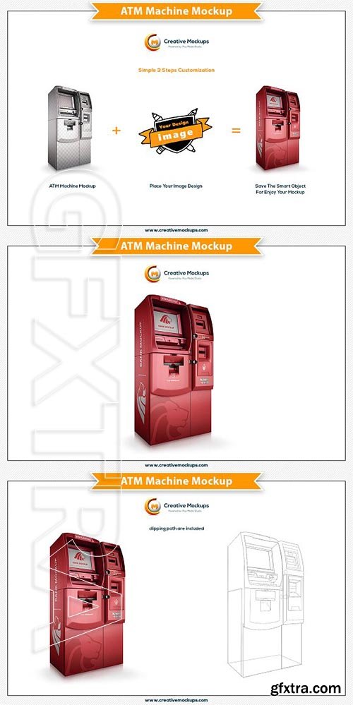 CreativeMarket - ATM Machine Psd Mockup 2444889