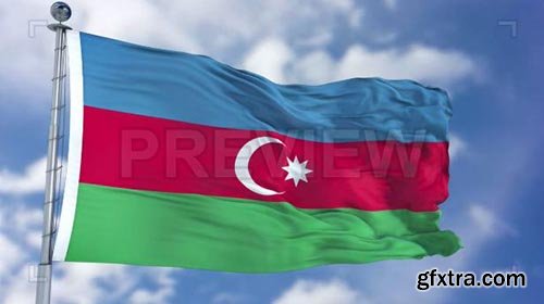 Azerbaijan Flag Animation - Motion Graphics 73072
