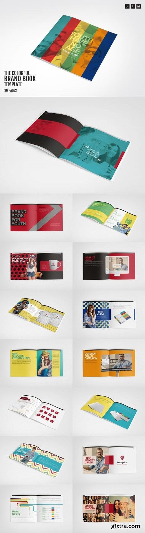 CM - The Colorful – Brand Book Template 396008