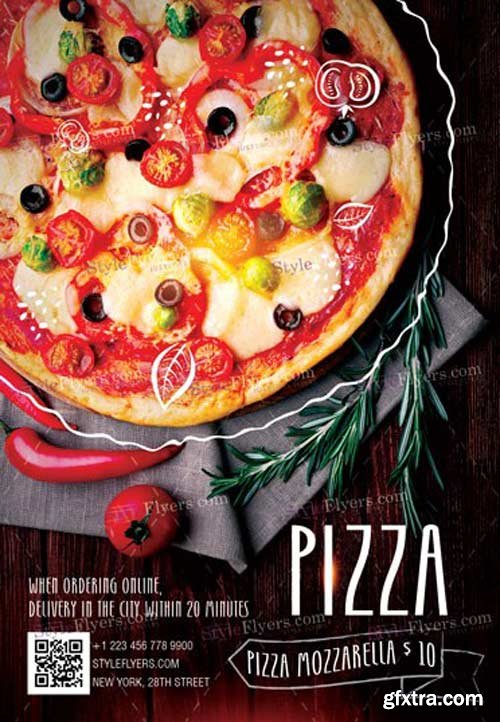 Pizza V11 2018 PSD Flyer Template