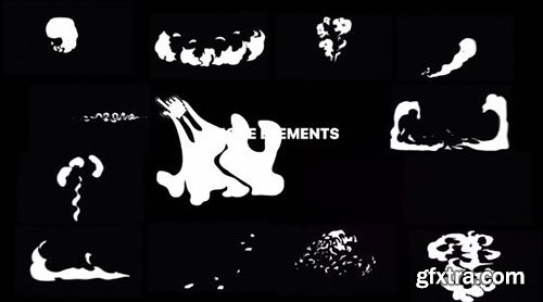 Cartoon Smoke Elements - After Effects 74572