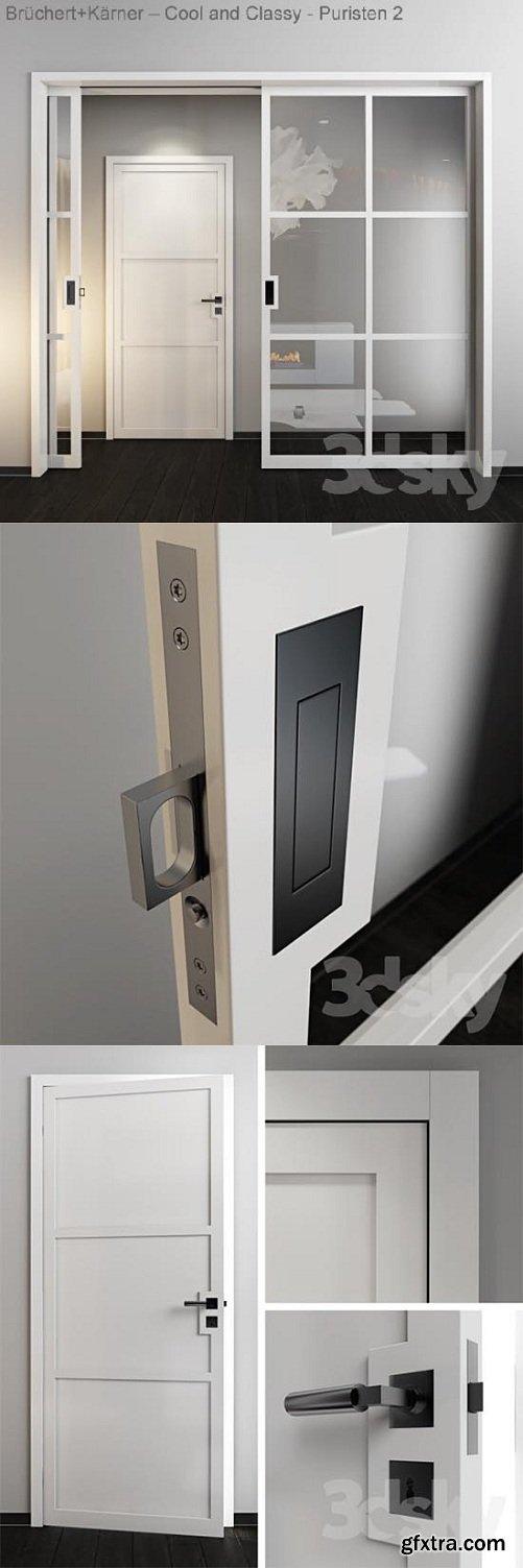 Doors – Bruchert + Karner – Cool and Classy – Puristen 2 3D Model