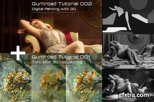Gumroad - Bundle 001 + 002 - Painting with 3D