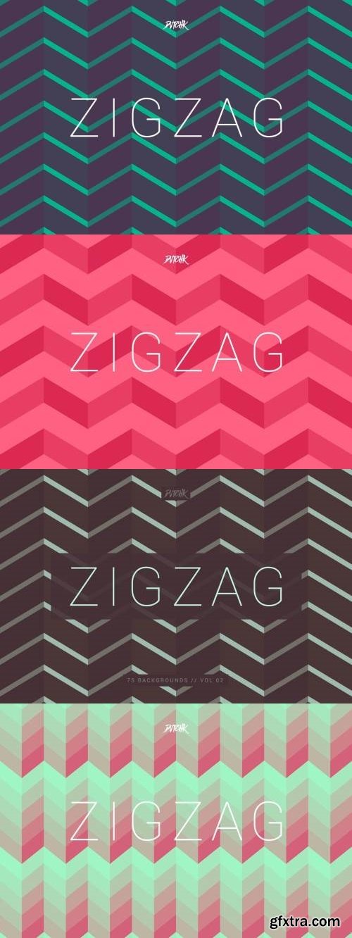 ZigZag | Seamless Abstract Backgrounds | Vol. 02