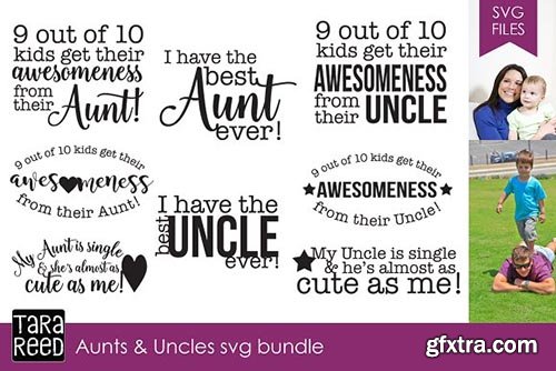 CreativeMarket - Aunts and Uncles SVG Bundle 2444799