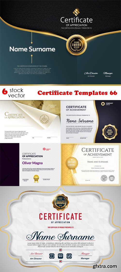 Vectors - Certificate Templates 66