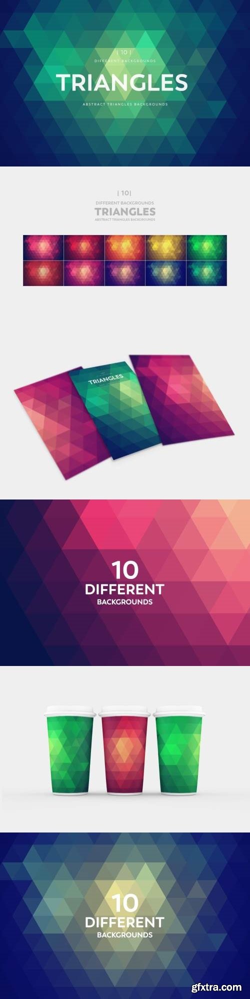 Abstract Triangles Backgrounds