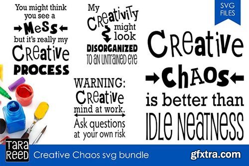 CreativeMarket - Creative Chaos SVG Bundle 2441479
