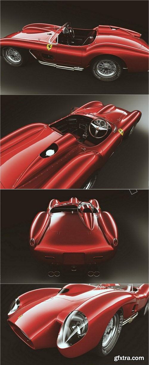 Ferrari 250 TestaRossa 3D Model