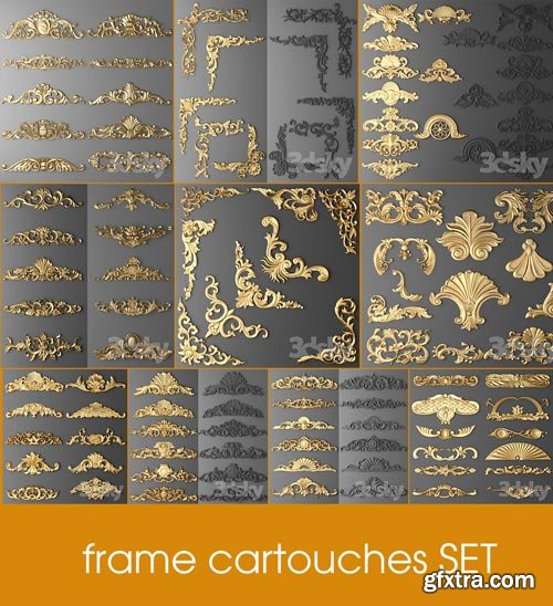 3dsky - Frame Cartouches Set
