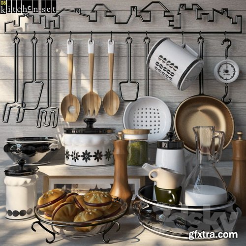 3dsky - Kitchen Set 08