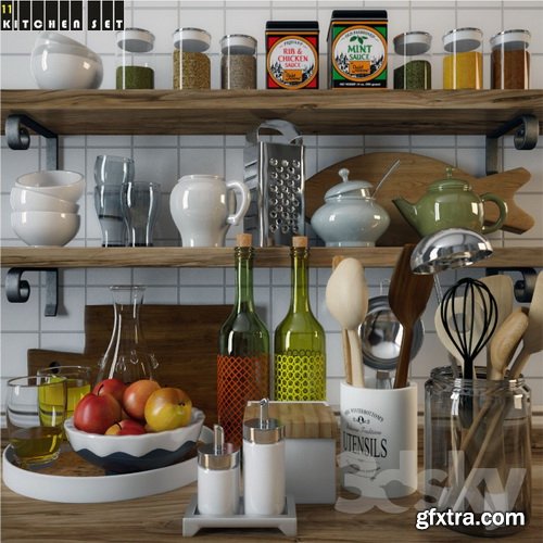 3dsky - Kitchen Set 11