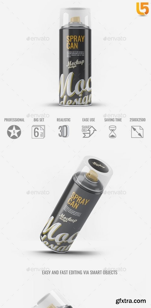GraphicRiver - Spray Can Mock-Up 21789407