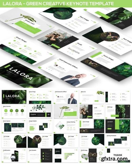 Lalora - Green Keynote Template