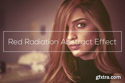 CreativeMarket Red Radiation Abstract Effect 2139929