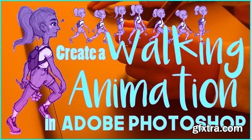 Create a walking animation in Adobe Photoshop CC