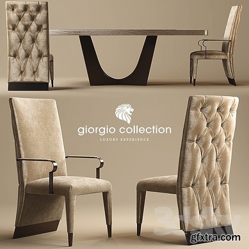 Table and chair Giorgio Lifetime Dining Chairs