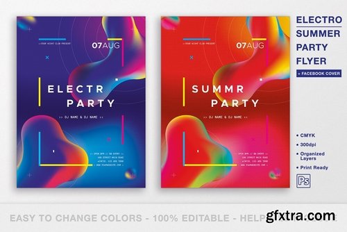 CM - Electro - Summer Party Flyer 2430948