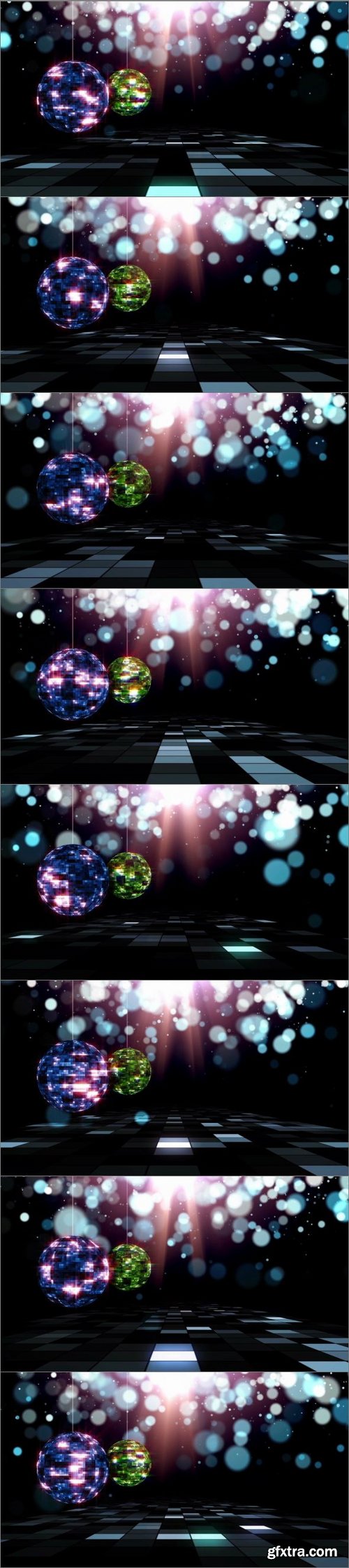 Music Video Background Disco Ball 2