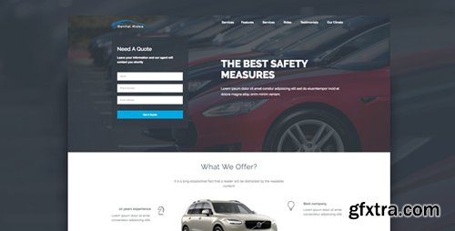 ThemeForest - Rental Rides v1.0 - Unbounce Landing Page - 21770935