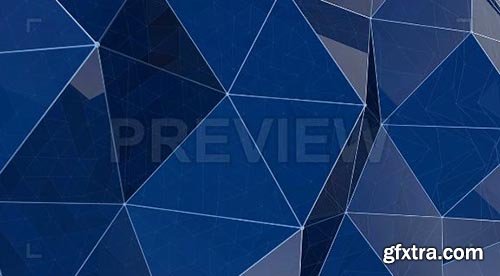 Blue Glass Polygonal Background - Motion Graphics 78277