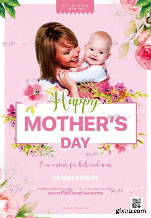Mothers Day V92018PSD Flyer Template