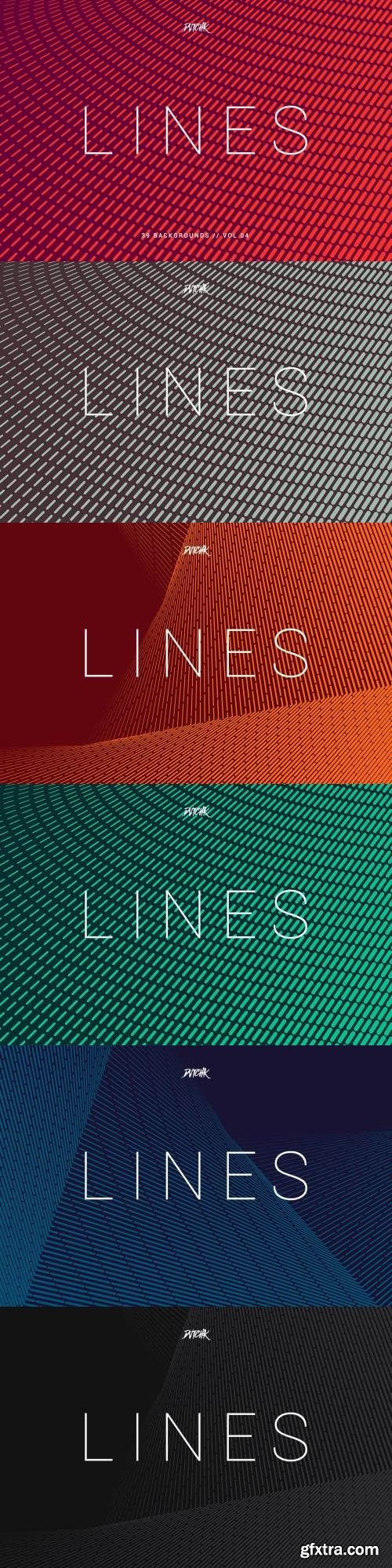 Lines | Abstract Stripes Backgrounds | Vol. 04