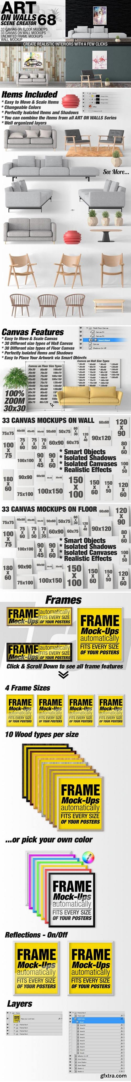 CM - Canvas Mockups - Frames Mockups v 68 1519606