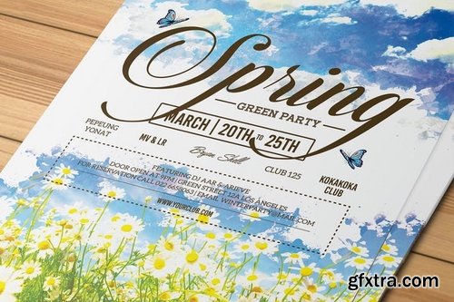 Spring Event Flyer Invitation