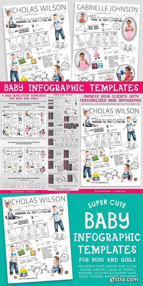 CM - Baby Infographic Template 2427254