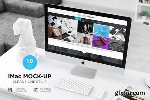 iMac Desk Mock-Up by Temaphoto