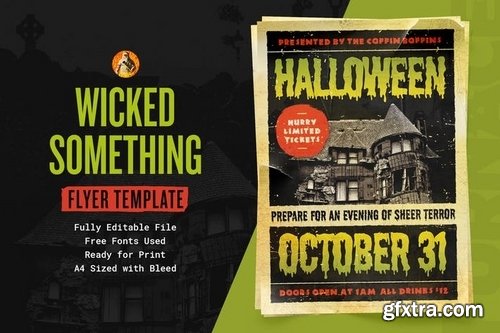 Something Wicked - Halloween Flyer Template