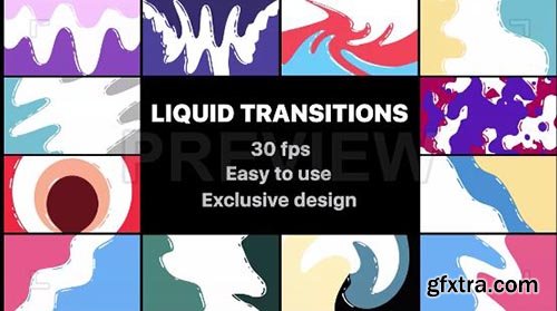 Flash FX Liquid Transitions Pack - Motion Graphics 78527