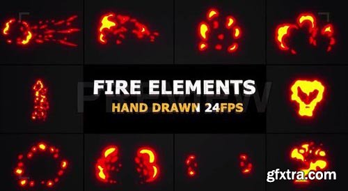 Fire Elements Pack - Motion Graphics 78658
