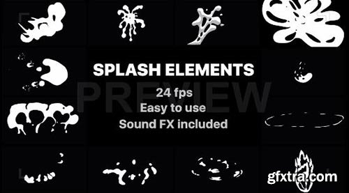 Flash FX Splash Elements - Motion Graphics 78643