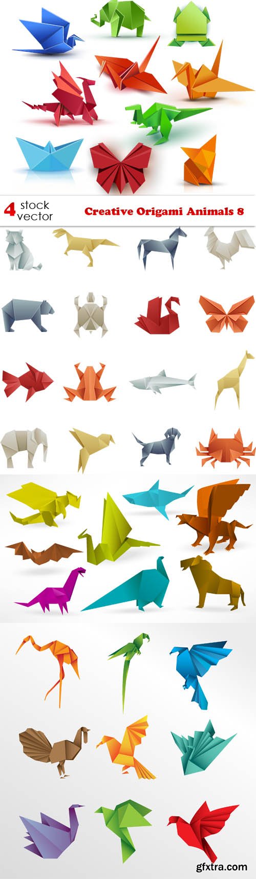 Vectors - Creative Origami Animals 8