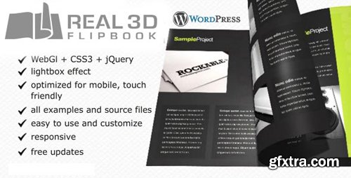 CodeCanyon - Real3D FlipBook v3.4.5 - WordPress Plugin - 6942587