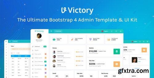 ThemeForest - Victory - Bootstrap 4 Admin Template (Update: 15 February 18) - 21223393