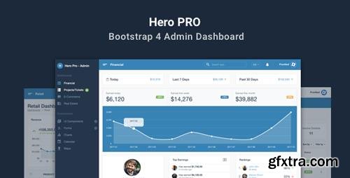 ThemeForest - Hero PRO v1.0.0 - Bootstrap 4 Admin Dashboard Theme - 21525206