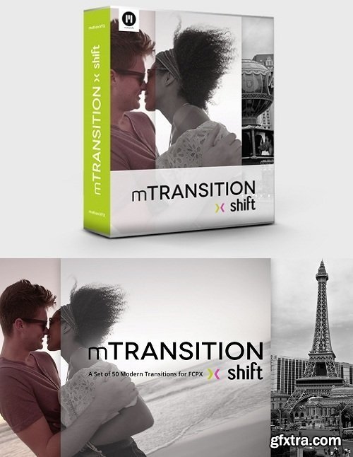 mTransition Shift - 50 Modern Transitions for Final Cut Pro X macOS