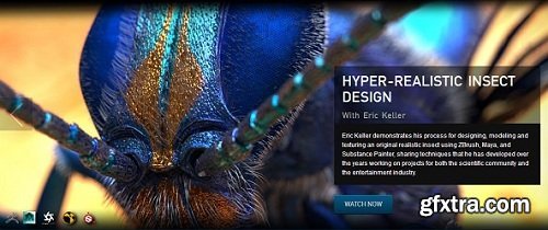 The Gnomon Workshop - Hyper-realistic Insect Design with Eric Keller 2017